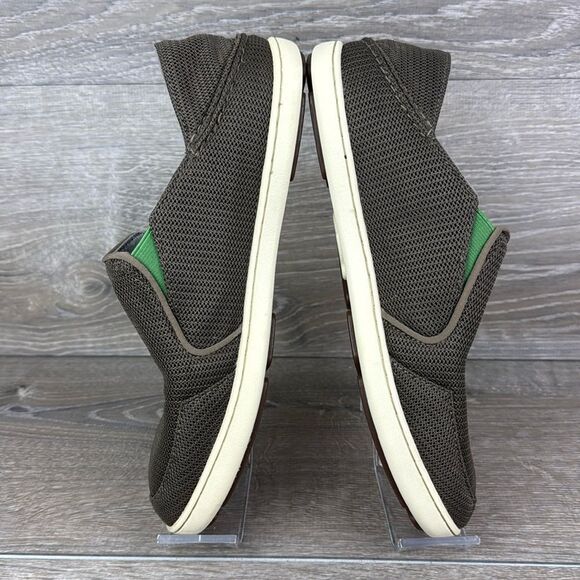 Olukai Nohea Mesh Mens Size 8/EU 41 Brown Slip On Collapsible Heel Sneakers - Picture 9 of 12